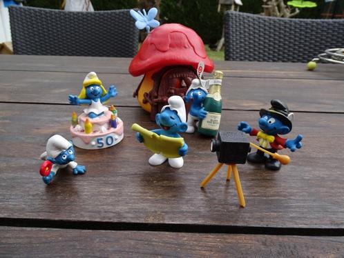 smurf + smurfen huisje schtroumpf + maison, Verzamelen, Smurfen, Nieuw, Smurfin, Ophalen of Verzenden