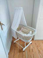 Vintage rotan rieten wieg, Kinderen en Baby's, Babywiegjes en Ledikanten, Ophalen, Zo goed als nieuw, Wieg