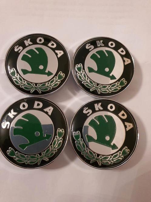 Skoda naafdoppen/center caps Ø 56 mm 60 mm 65 mm, Verzamelen, Winkelwagenmuntjes, Ophalen of Verzenden