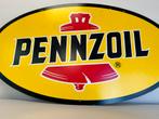 PENNZOIL oude reclame plaat, Ophalen of Verzenden, Gebruikt, Reclamebord