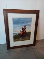 Depauw - Olie op bekleed karton achter glas, Antiek en Kunst, Ophalen