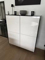 Barkast glanzend zart en wit, Huis en Inrichting, Kasten | Buffetkasten, Ophalen, Zo goed als nieuw