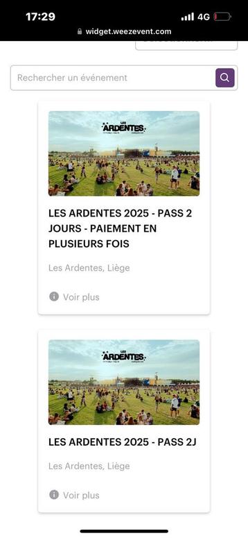 Billets pour Les Ardentes 2025, Tickets & Billets