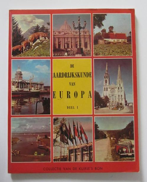 Kuifje - De aardrijkskunde van Europa - Deel 1 - 1965, Collections, Photos & Gravures, Utilisé, Gravure, Autres sujets/thèmes