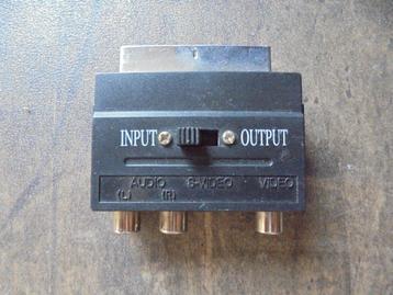 Scart Adapter (zie foto's), Enlèvement ou Envoi, Utilisé, Câble péritel