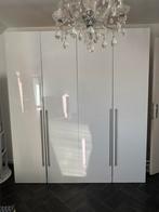 Kleerkast wit, Huis en Inrichting, Kasten | Kleerkasten, Ophalen, Gebruikt, 150 tot 200 cm, 200 cm of meer