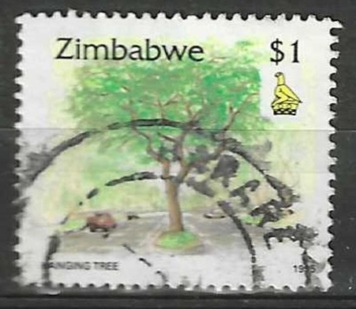Zimbabwe 1995 - Yvert 324 - Boom van opgehangen mannen (ST), Postzegels en Munten, Postzegels | Afrika, Gestempeld, Zimbabwe, Verzenden