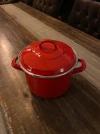 Rode Soep pot, Huis en Inrichting, Ophalen, Inox, Inductieplaat, Pot, Bus of Blik