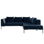 Studio Copenhagen "Madison" Sofa – Dark Blue Velvet (255 cm), Huis en Inrichting, Zetels | Zetels, Ophalen, 250 tot 300 cm, Hoekbank