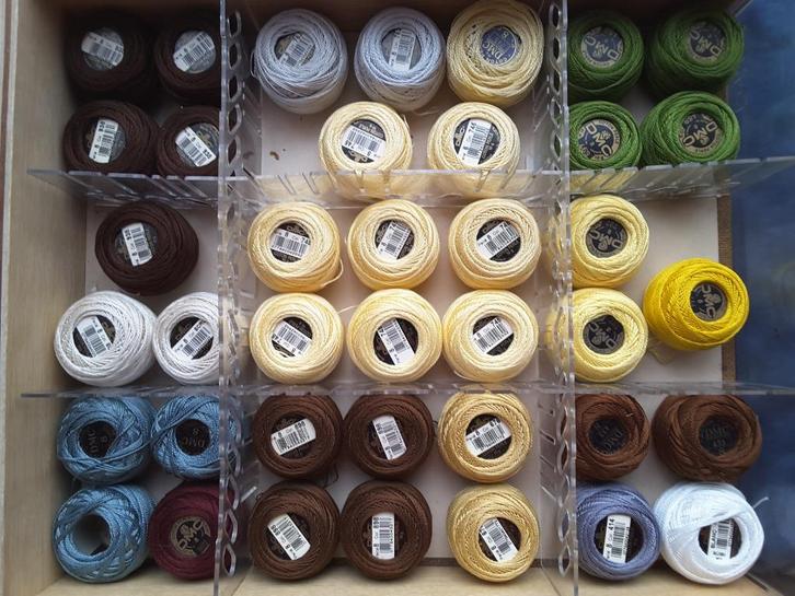 dmc parelkatoen - maat 8 - 87 m - bolletje 10 gr, Hobby en Vrije tijd, Naaien en Fournituren, Nieuw, Ophalen of Verzenden