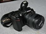 Nikon D70 + 18-70mm lens en tal van toebehoren, Spiegelreflex, Gebruikt, Ophalen of Verzenden, 6 Megapixel