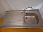 Afwasbak inox, Huis en Inrichting, Ophalen, Gebruikt