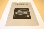 Mitsubishi Pajero brochure 1983, Ophalen of Verzenden, Gelezen, Folder