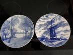 2 Boch grote borden Delft afm 29 cm, Ophalen of Verzenden