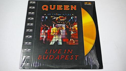 Queen Freddie Mercury Live in Budapest 1986 CD Video CDV 12", CD & DVD, CD | Pop, Utilisé, 1980 à 2000, Enlèvement ou Envoi