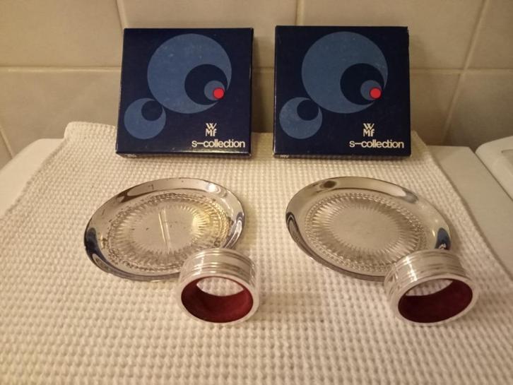 set van 2 onderzetters met druppelgreep, Huis en Inrichting, Woonaccessoires | Onderzetters, Gebruikt, Overig, Ophalen of Verzenden