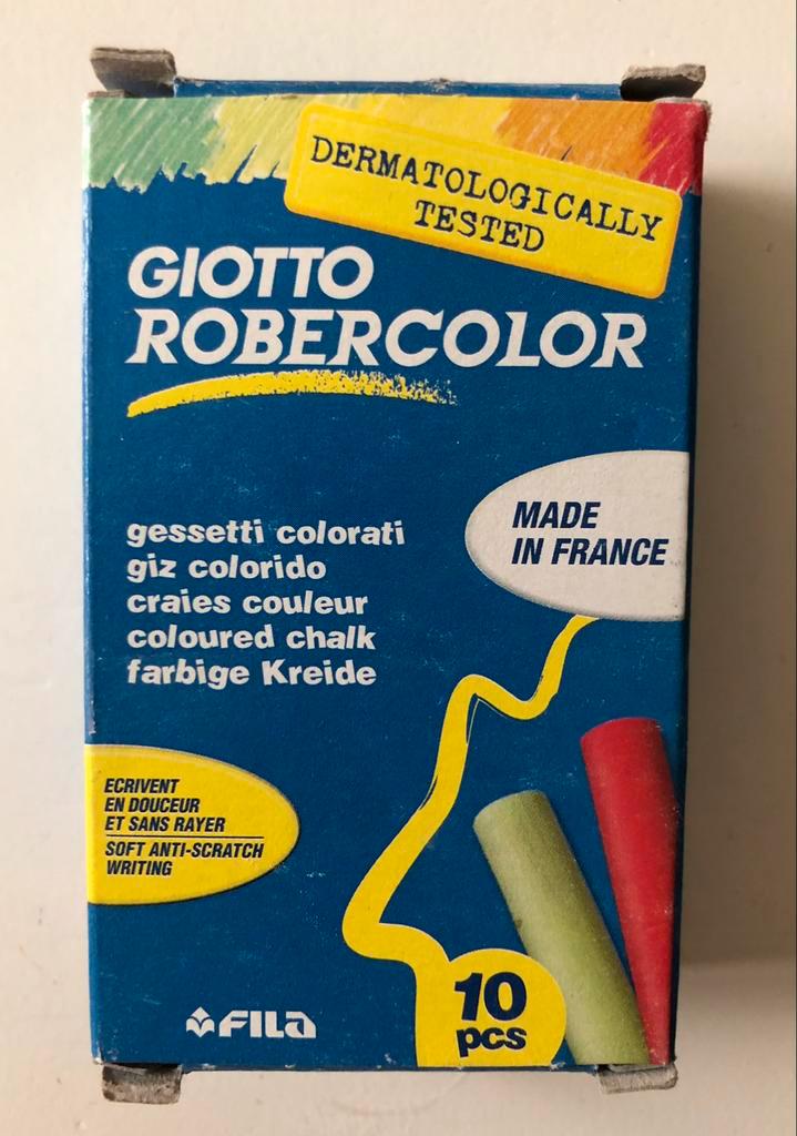 doosje met 10 gekleurde krijtjes krijtbord stoepkrijt, Kinderen en Baby's, Speelgoed | Educatief en Creatief, Ophalen of Verzenden