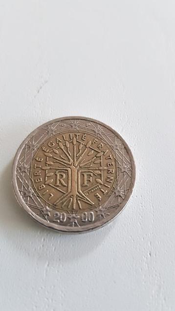 2 euromunt Frankrijk 2000-2002 beschikbaar voor biedingen