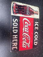 Coca-cola metalen bord, Ophalen of Verzenden, Zo goed als nieuw