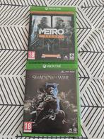Xbox One Metro Redux, L'Ombre de la Guerre de la Terre du Mi, Consoles de jeu & Jeux vidéo, Comme neuf, Enlèvement ou Envoi