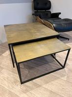 Mooie gouden twee set salontafels, Huis en Inrichting, Ophalen, Nieuw