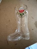 Amstel glas in laarsvorm – Voorspoedig 1969., Collections, Marques de bière, Envoi, Comme neuf, Verre ou Verres, Amstel