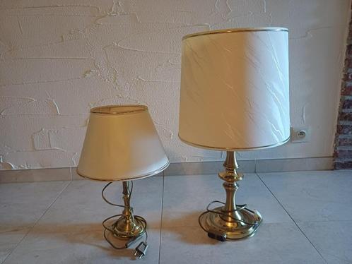 koperen tafellampje, Huis en Inrichting, Lampen | Tafellampen, Gebruikt, Minder dan 50 cm, Metaal, Ophalen