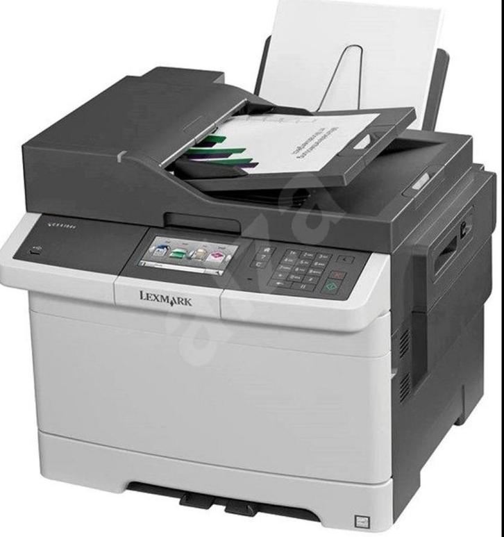 Lexmark CX417de, Computers en Software, Printers, Gebruikt, All-in-one, Laserprinter, Faxen, Kleur printen, Kopieren, Mailen, Scannen