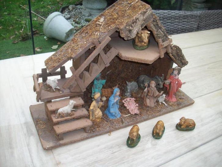 zeer mooie grote kerststal, Diversen, Kerst, Ophalen of Verzenden