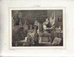 Johan Hendrik Hoffmeister naar Teniers litho "De Alchemist", Ophalen
