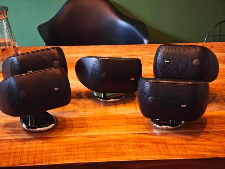 B&W M-1 top luidsprekers -> 5 stuks, TV, Hi-fi & Vidéo, Enceintes, Utilisé, Ensemble Surround sans Subwoofer, Bowers & Wilkins (B&W)