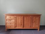 Hardhout dressoir, Huis en Inrichting, Kasten | Dressoirs, Ophalen, Gebruikt, 150 tot 200 cm, Teakhout
