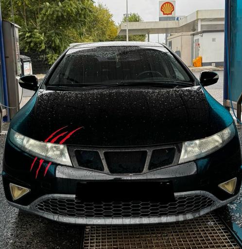 Honda civic 1.4 sport, Auto's, Honda, Bedrijf, Civic, Benzine, Euro 4, Berline, 5 deurs, Zwart, Blauw, Leder en Stof, Dealer onderhouden
