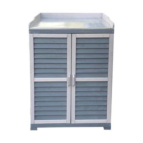 Houten tuinkast / verpottafel | 67 x 46 x 100 cm, Tuin en Terras, Tuinmeubel-accessoires, Nieuw, Ophalen of Verzenden