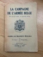La campagne de l’armee Belge, Ophalen of Verzenden