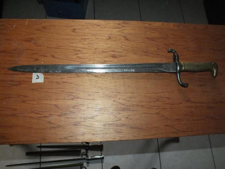 3 bajonet / bayonet, Verzamelen, Militaria | Algemeen, Ophalen