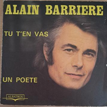 Alain Barrière- Tu t'en vas/Un poète