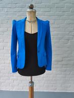 Kobaltkleurige blazer Zara met pofmouwen XS, Kleding | Dames, Jasjes, Kostuums en Pakken, Jasje, Maat 34 (XS) of kleiner, Blauw