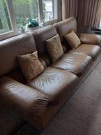Lederen sofa, Huis en Inrichting, Zetels | Zetels, Ophalen, Gebruikt, Driepersoons, Leer