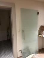 Glazen Deur Mat Transparant, Doe-het-zelf en Bouw, Deuren en Vliegenramen, Ophalen, Gebruikt, 80 tot 100 cm, Binnendeur