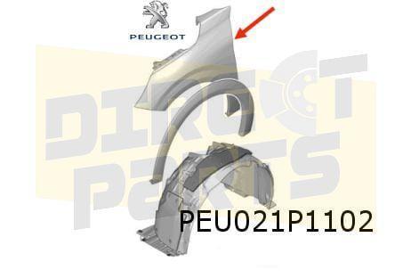 Peugeot 208 (10/19-) voorscherm Rechts Origineel! 9823146980, Auto-onderdelen, Carrosserie, Spatbord, Peugeot, Nieuw, Verzenden