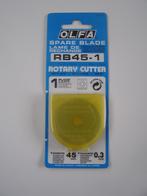 Olfa RB 45-1 spare blades voor RTY-2 en 45C, Hobby & Loisirs créatifs, Broderie & Machines à broder, Pièce ou Accessoires, Enlèvement ou Envoi