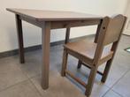 Kindertafel en bijpassend stoeltje, Kinderen en Baby's, Kinderkamer | Tafels en Stoelen, Ophalen, Gebruikt, Tafel(s) en Stoel(en)