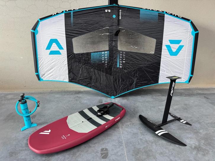 Fanatic Sky Wing + Duo tone + AFS CARBON FOIL., Watersport en Boten, Wingsurfen, Ophalen