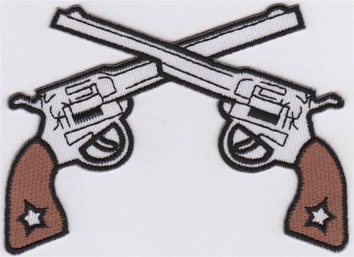 Colt Magnum stoffen opstrijk patch embleem #2, Collections, Vêtements & Patrons, Neuf, Envoi