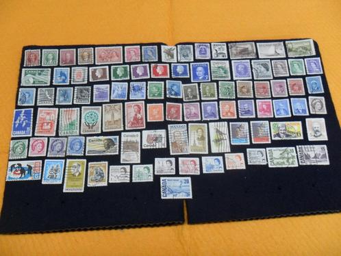 Vintage Canada 90 timbres oblitérés état voir les 5 photos, Timbres & Monnaies, Timbres | Amérique, Affranchi, Amérique du Nord