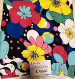 Tricot met bloemen, Overige materialen, Overige kleuren, 120 cm of meer, Ophalen of Verzenden