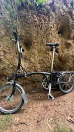 Brompton MR6 zwart telescopisch dynamo 6 versnellingen, Ophalen, Brompton, 14 tot 16 inch, Versnellingen