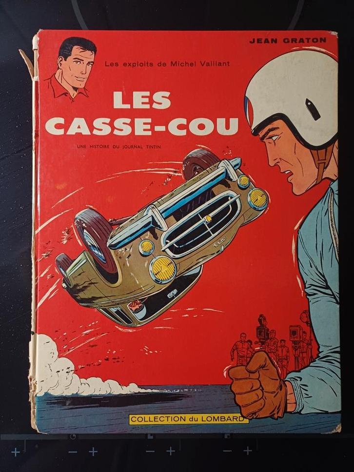 3 oude Franstalige strips Michel Vaillant, Boeken, Stripverhalen, Gelezen, Meerdere stripboeken, Ophalen of Verzenden