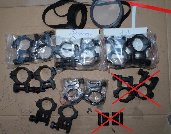 Diverse montageringen voor kijker, Sport en Fitness, Schietsport-accessoires, Nieuw, Verzenden